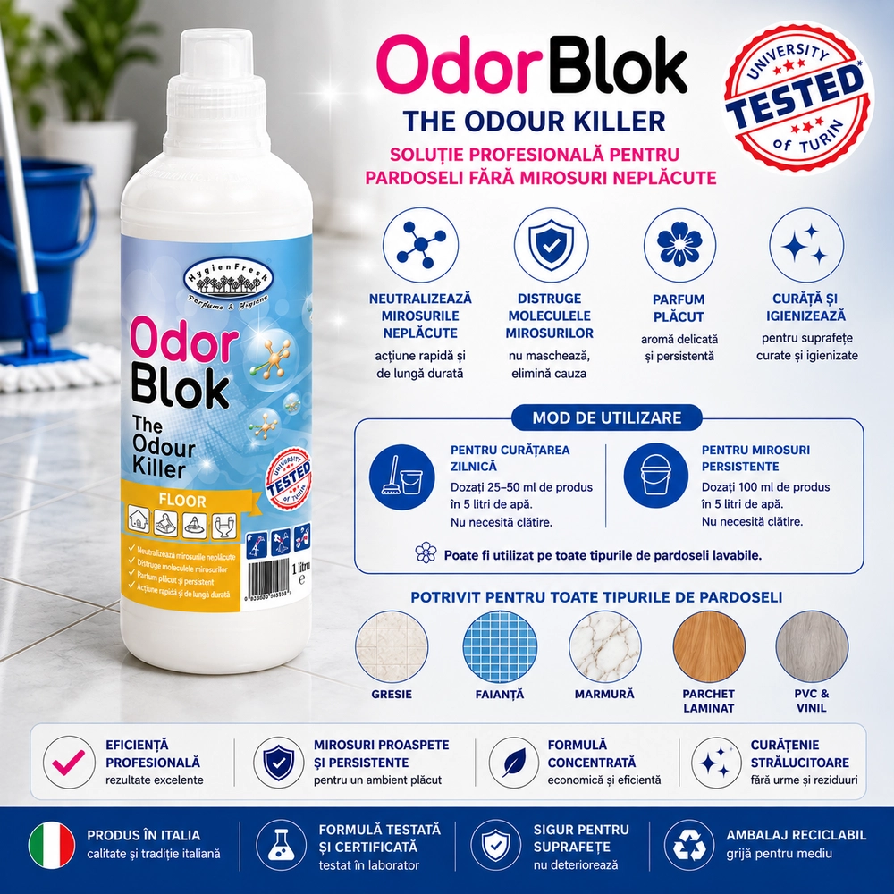 Detergent Profesional pardoseli OdorBlok
