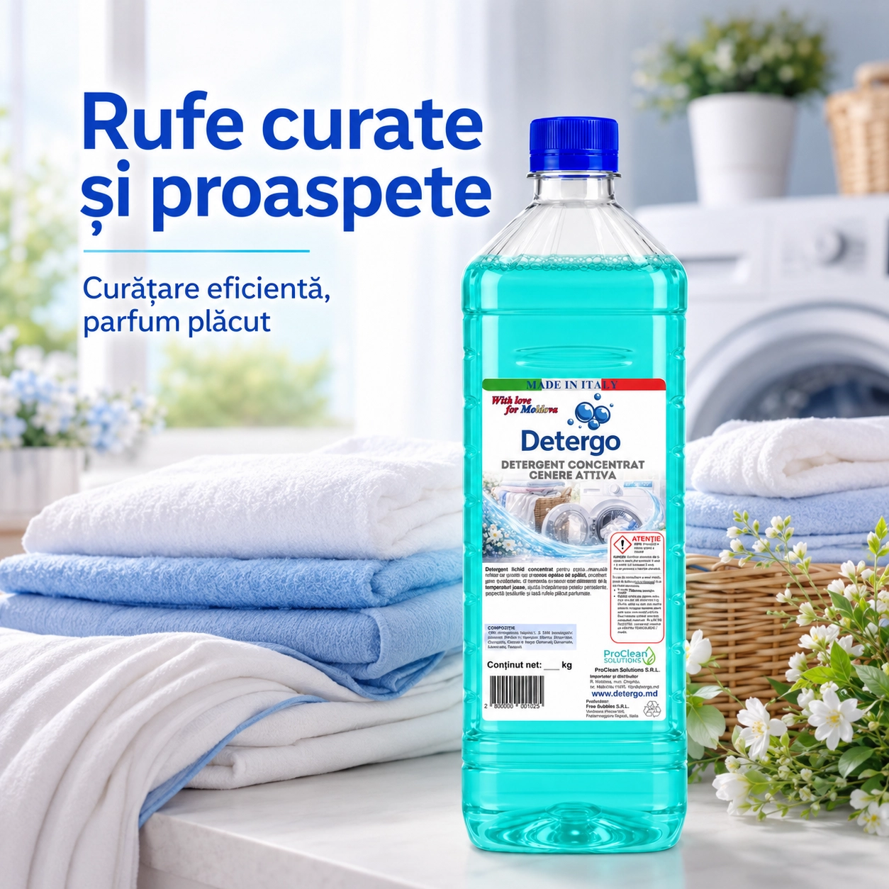 Detergent rufe Cenere Attiva