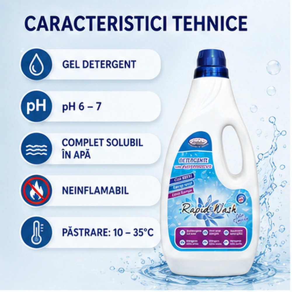 Detergent Profesional rufe Rapid Wash 1,5 L
