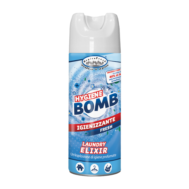 Hygiene Bomb Fresh - Дезинфицирующий спрей для текстиля 400 мл
