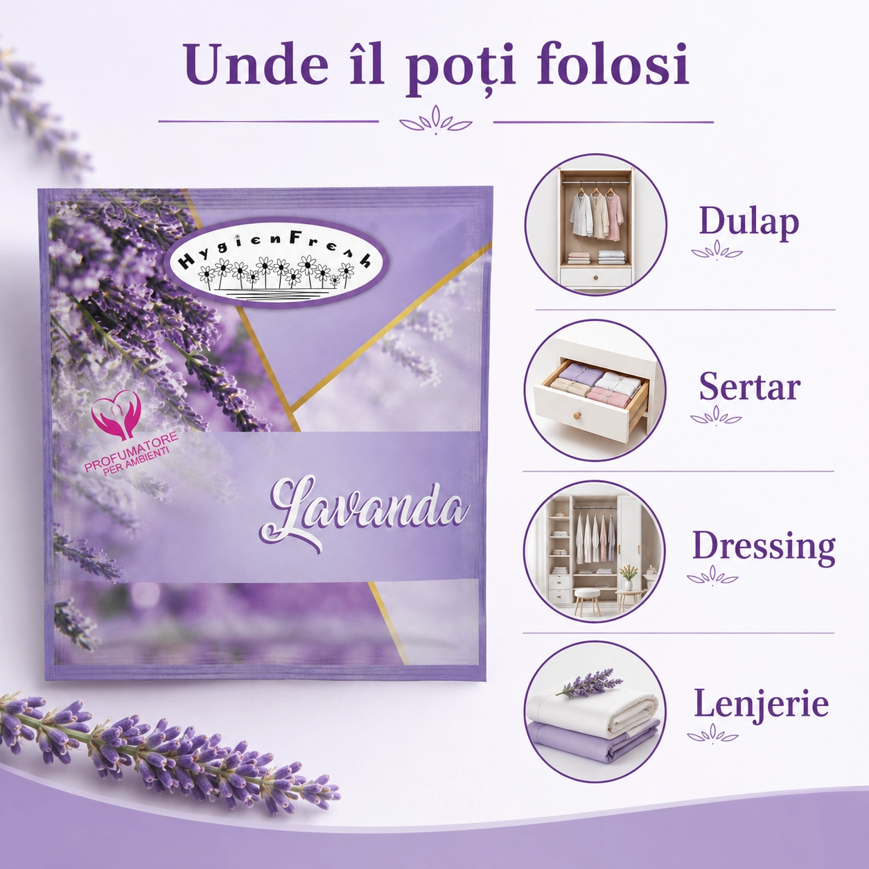 Săculeț parfumat Lavandâ