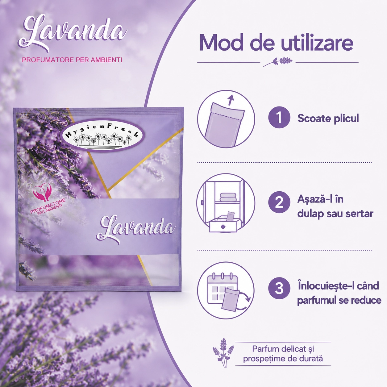 Săculeț parfumat Lavandâ